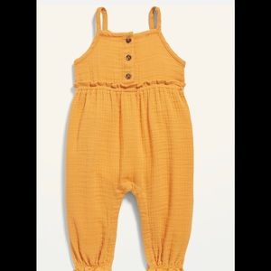 Old Navy - Sleeveless Button-Front Jumpsuit for Baby